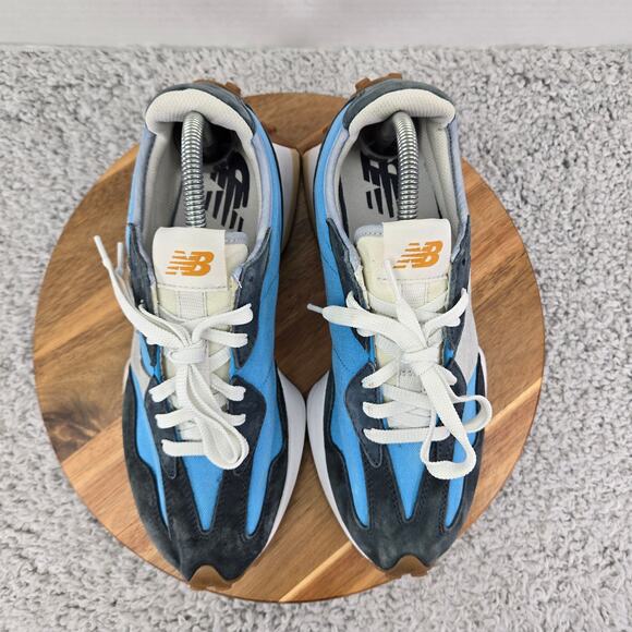 New Balance 327 Sky Blue Natural Indigo Casual Daily Fashion Sneaker Mens 9.5 D - Picture 5 of 13